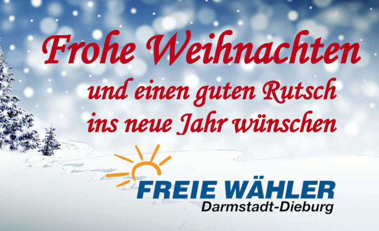 Weihnachten 2023 - Kreisvereinigung FREIE WÄHLER Darmstadt-Dieburg