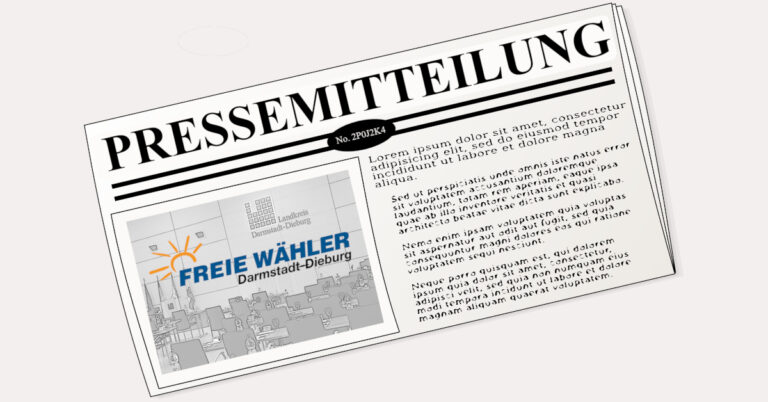 Pressemitteilung der Kreisvereinigung der FREIE WÄHLER Darmstadt-Dieburg