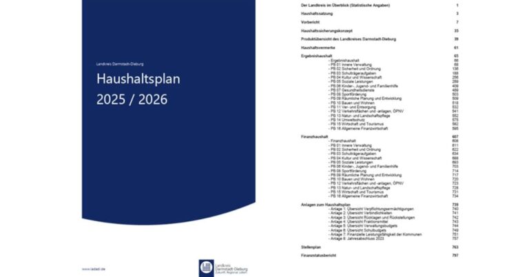 Haushaltsplan LaDaDi 2025-2026