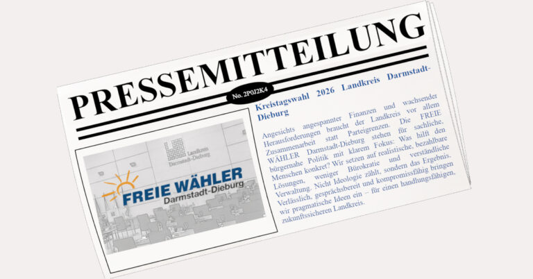 FW Pressemitteilung Kreistag-Wahl 2026