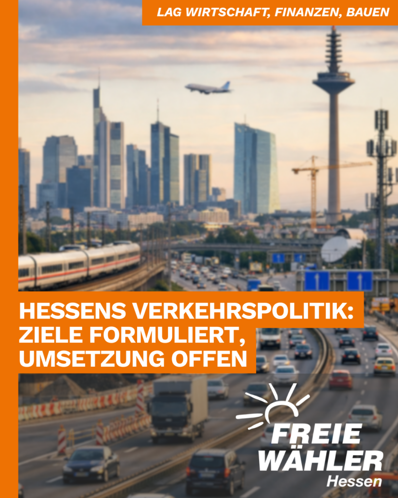 Hessens Verkehrspolitik: Ziele formuliert, Umsetzung offen